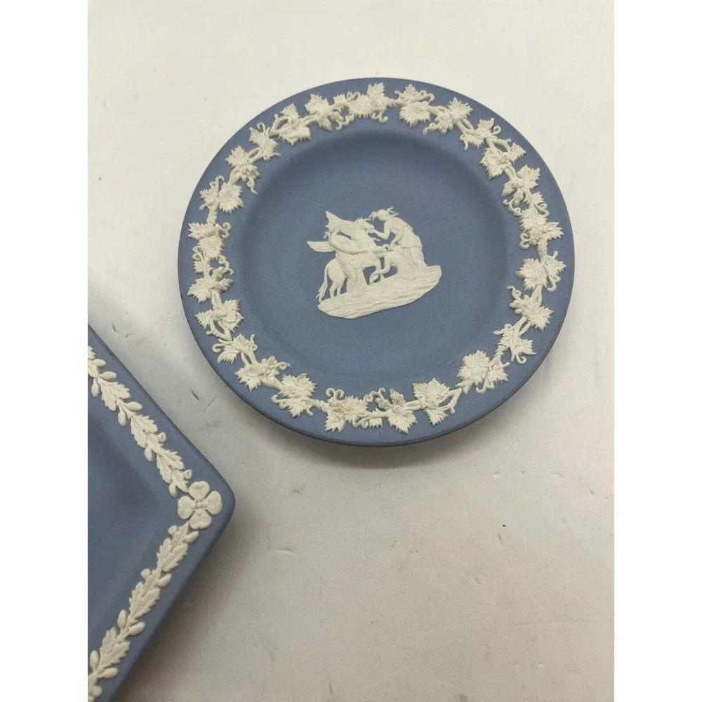 Two‎ Wedgwood Small Plates Signed By John H. Wedgwood March 27, 1989